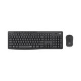 Комплект Logitech Desktop MK295 Silent Graphite (920-009807) Тип - бездротової, інтерфейс підключення - радіо, формат клавіатури - повнорозмірна, тип сенсора миші - оптичний, Колір - чорний