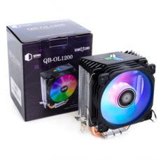  CPU  Qube QB-OL1200  , 1x92 , 30dBA, 3-pin, max TDP:95W, 2300RPM, RGB-,  Intel  AMD, Hydraulic Bearing /:93x67 x128 / Intel LGA1200/115X/775/1366/2011 AMD 754/939/AM2(+)/AM3(+)/AM4/FM1/FM2(+)