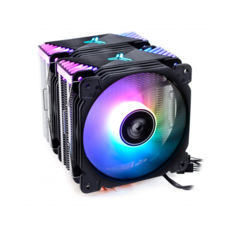  CPU  Qube QB-OL2000GT, 6 , 120, 18dBA, 4-pin, max TDP:200W, 700-1500RPM,  RGB-,  Intel  AMD, Hydraulic Bearing /:134x120x159 / Intel 1700/1200/115X/775  AMD AM2(+)/AM3(+)/AM4/AM5/FM1/FM2(+)