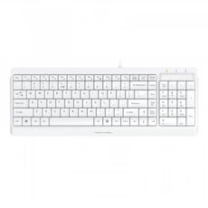  A4Tech FK15 (White) Fstyler Wired Keyboard USB, White, (US+Ukrainian+Russian)