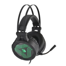 Навушники A4-Tech G530S Bloody з мікрофоном, зелене підсвічування, USB