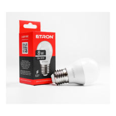 ETRON LED G45, E27, 8W 4200K (1-ELP-042)