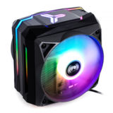 Вентилятор CPU універсал Qube QB-OL1100 мідні теплові трубки, 1x120 мм, 31dBA, 3-pin, max TDP:200W, 600-1500RPM, управляєма RGB-подсветка, 6 тепл. трубки, для всех Intel и AMD,для Intel 775/115x/1200 для AMD AM4/AM3+/AM3/AM2+/AM2/FM2+/FM2/FM1 (QB-OL1100)