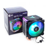 Вентилятор CPU універсал Qube QB-OL1400 теплові трубки, 1x92 мм, 30dBA, 4-pin, max TDP:95W, 900-2300RPM, регул RGB-подсветка, для Intel и AMD, Hydraulic Bearing /Радиатор:93x78 x128мм / Intel 1700/1200/115X/775/1AMD 754/939/AM2(+)/AM3(+)/AM4/AM5/FM2(+)