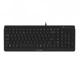 Клавіатура A4Tech FK15 (Black) Fstyler Wired Keyboard USB, Black, (US+Ukrainian+Russian)