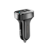 Автомобільний зарядний пристрій Usams US-CC087 C13 2.1A Dual USB car charger black