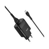 Зарядное устр-во USB 220В Hoco C72Q c micro USB QC3.0 black