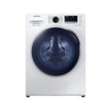 Пральна машина з сушкою Samsung WD80K52E0AW/UA, 1200 об / хв, 8кг прання, 5кг сушки, великий дисплей, технологія Air Wash, 14 програм, ШВГ 60х85х45.6, білий, дверцята чорна
