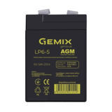 Батарея для ДБЖ 6В 5Aч Gemix AGM black