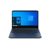 Ноутбук 15" Lenovo IdeaPad 3-15 82EY00GLRA / синій / 15.6" (1920х1080) Full HD LED / AMD Ryzen 5 4600H / 8Gb / 512Gb SSD / GeForce® GTX1650Ti, 4 Gb / no ODD / no OS / / витрина невеликі царапіни на кришці