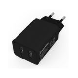 Зарядний пристрій USB 220В Colorway 2USB AUTO ID 2.1A (10W) черное (CW-CHS015-BK)