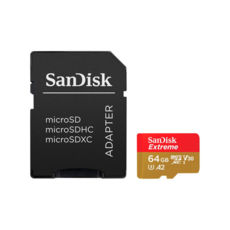  ' 64 GB microSD SanDisk Extreme class 10  A2 V30 UHS-I U3 (SDSQXA2-064G-GN6MA)