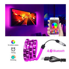 ϳ  ,TV,Monitor LED Strip 5050 RGB,100,5V,USB ',Bluetooth 4.0,60 RGB 