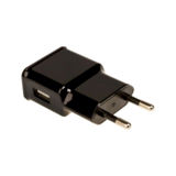 Зарядний пристрій USB 220В Grand-X 5V 2,1A (CH-03T) Black захистом від перевантаження + cable USB -> Type C