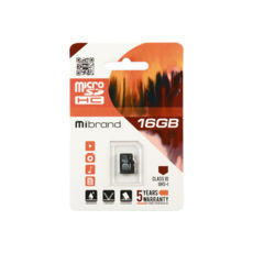  ' 16 Gb microSDHC Mibrand Class10 UHS-1 (MICDHU1/16GB)   