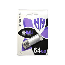 USB Flash Drive 64 Gb HI-RALI Rocket Silver (HI-64GBVCSL)