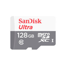  ' 128 GB microSDHC SanDisk Ultra UHS-1 lass 10 R100MB/s (SDSQUNR-128G-GN6MN)  .