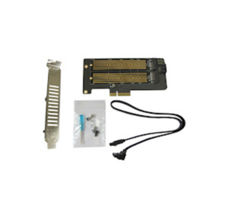 PCI-Ex4- 2xM.2 M&B-key	 Dynamode 2 M.2 NVMe M-Key /SATA B-key SSD to PCI-E 3.0 x4/ x8/ x16, full profile bracket PCI-Ex4- 2xM.2 M&B-key