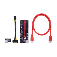 RX-riser-009 4pin/ 6pin PCI-E x1 to 16x 60cm USB 3.0 Cable USB 3.0 AM-AM 0,6  (),  271,VER009S
