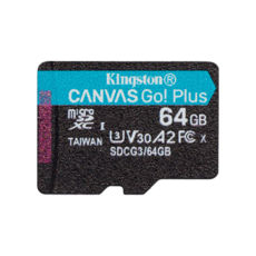 ' 64 GB microSD Kingston UHS-I/U3 Canvas Go! Plus R170/W70MB/s SDCG3/64GBSP 
