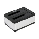Док-станція Agestar 3UBT8 (Silver), USB3.0, 2 слота, срібло