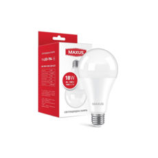 Лампа Maxus A80 18W 4100K 220V E27 1-LED-784
