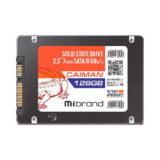  SSD SATA III 128 Gb 2.5" Mibrand Caiman 3D NAND TLC (MI2.5SSD/CA128GB) Bulk