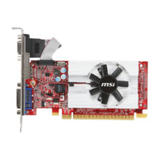 MSI GeForce  GT520, : 810 , : 1024 , GDDR3, 1800 , 64 , DVI, HDMI, VGA .