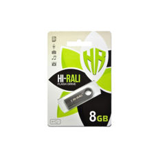 USB Flash Drive 8 Gb HI-RALI Shuttle Black (HI-8GBSHBK)
