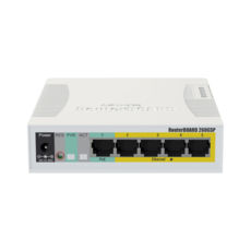  MikroTik CSS106-1G-4P-1S (RB260GSP) (5x1Gb, 1x SFP, Passive PoE out  2-5 ) 