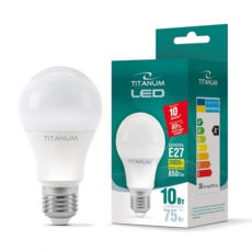  Titanum LED, E27, 10W, A60, ( 100W), 3000K (' ),  + (TL-A60-10273)