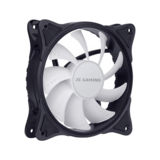 Вентилятор 120 mm 2E GAMING (F120IR-ARGB), 3+3pin 5V Aura, чорні лопаті,рамка, inner LED