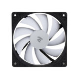 Вентилятор 120 mm 2E OEM (F120-S), 120мм, 3PIN, білі лопаті, чорна рамка