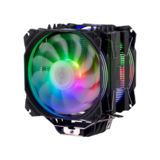 Вентилятор CPU 2E GAMING AIR COOL (AC120D6) ARGB,775,115X,1366,2011,FM1,FM2,AM2,AM2+,AM3,AM3+,AM4,2x120мм,TDP 180W
