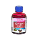 Чернила WWM Canon GI-490M G1400/2400/3400 200г Magenta Водорастворимые (C49/M)