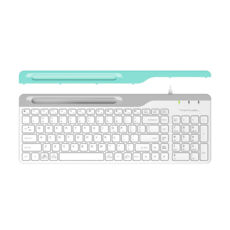  A4Tech FK25 (White), Fstyler, USB, (US+Ukrainian+Russian)