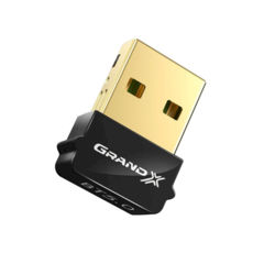  USB - Bluetooth V5.0 Grand-X BT50G, Realtek RTL8761B, 7 devices, aptX, Low Energy