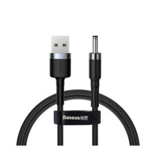   USB 2.0 / DC 3.5 - 1.0  Baseus CADKLF-G1 Cafule Cable USB to DC 3.5mm, 2A Gray+Black