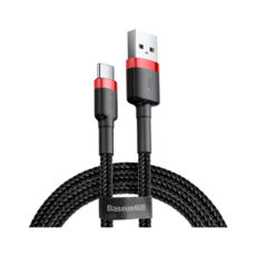 Кабель USB 2.0 Type-C - 3.0 м Baseus CATKLF-U91, 2A Red+Black