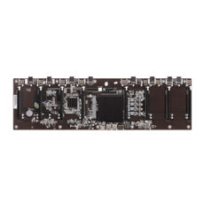 .  AFOX AFHM65-ETH8EX, H65+ Intel Celeron on board, 1xSo-Dimm DDR3L, HDMI, 8xPCI-E x16, 16 x Power Input (6-pins), 1xSATA3, 1?MSATA MIning Edition