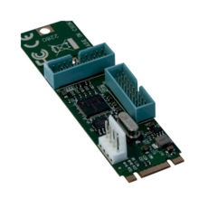  M.2 - USB3.0 Frime M2 (M&B Key) to 4*USB3.0, NEC720201(ECF-M2.M&Bto4USB3)