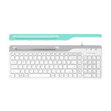 Клавіатура A4Tech FK25 (White), Fstyler, USB, (US+Ukrainian+Russian)