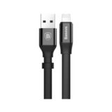Кабель USB 2.0 Lightning - 0.23 м Baseus CALMBJ-B01 Nimble Portable Cable Black
