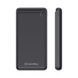 Внешний аккумулятор (Power Bank) ColorWay 10000 mAh Slim (USB QC3.0 + USB-C Power Delivery 18W) Black (CW-PB100LPG3BK-PD)