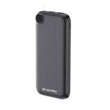 Внешний аккумулятор (Power Bank) ColorWay 10000 mAh Slim, LCD, Black (CW-PB100LPH2BK-D)