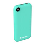 Внешний аккумулятор (Power Bank) ColorWay 10000 mAh Slim, LCD, Green (CW-PB100LPH2GR-D)