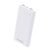 Зовнішній акумулятор ColorWay 10000 mAh Slim, White