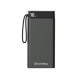 Внешний аккумулятор (Power Bank) ColorWay 10000 mAh Metal case, Black (CW-PB100LPI1BK-D)