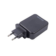   USB 220 Maxxter WC-PD65W-01  \\, 1USB-A + 2USB-C (PD 65W+PD 18W + QC 3.0)