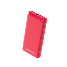   (Power Bank) ColorWay 10 000 mAh Slim, Red (CW-PB100LPF2RD)